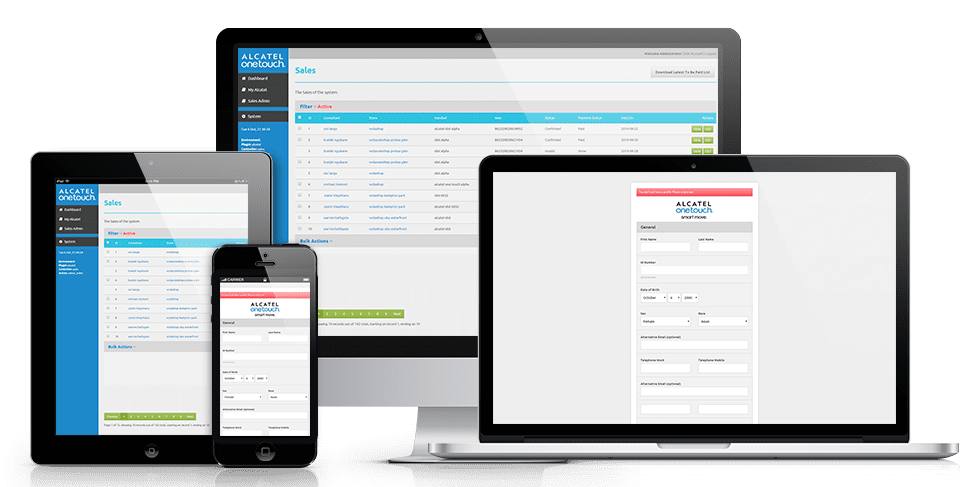 Alcatel OneTouch National Sales and Tracking Tool Alcatel OneTouch National Sales and Tracking Tool